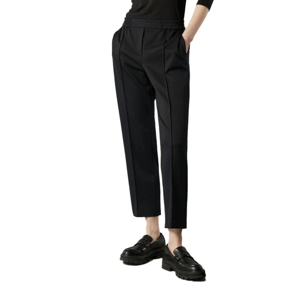Pennyblack Jacquard broek met Prins van Wales Blue Dames