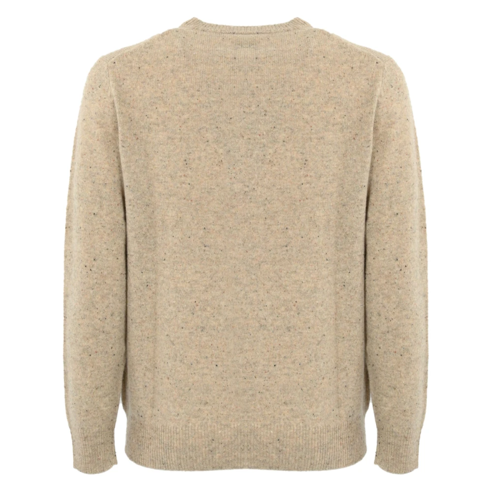 MC2 Saint Barth Wollen trui met Setter Intarsia Beige Heren