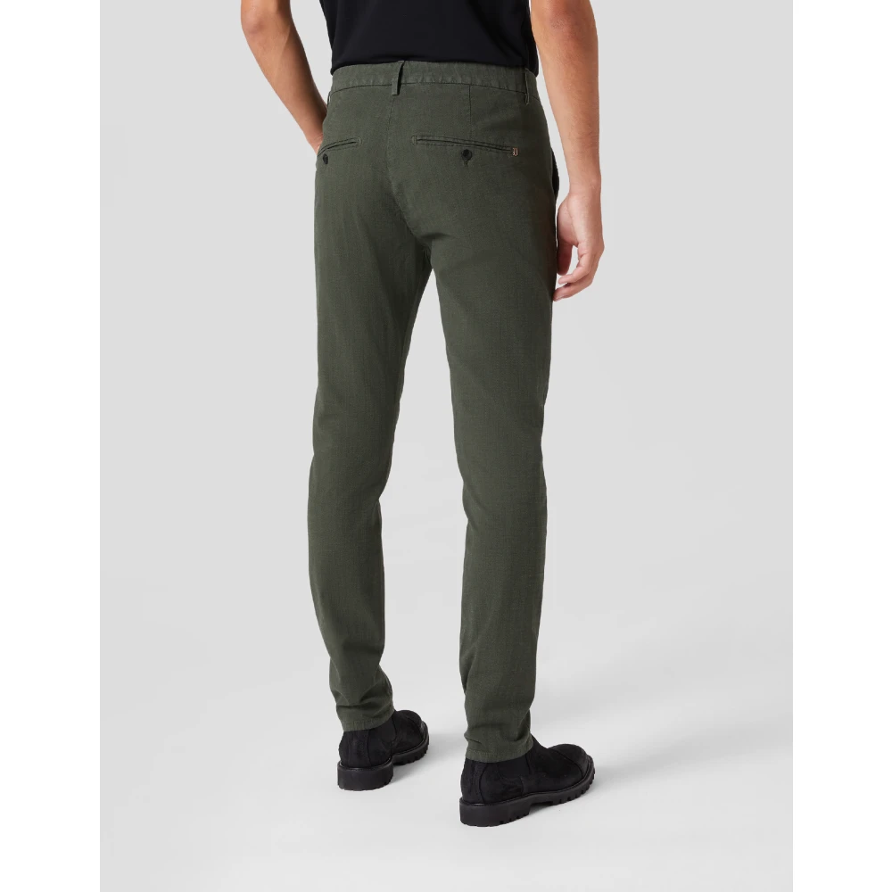Dondup Polyester Broek Gaubert Stijl Green Heren
