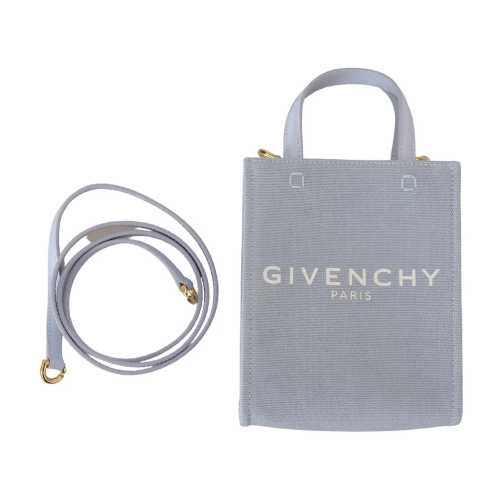 Givenchy Chic Cloud Blue Katoenen Mini Tas Blue Dames