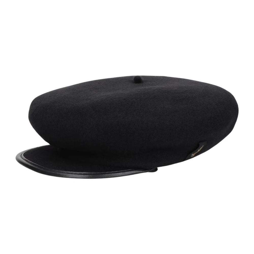 Borsalino Zwarte Klassieke Hoed Black Heren