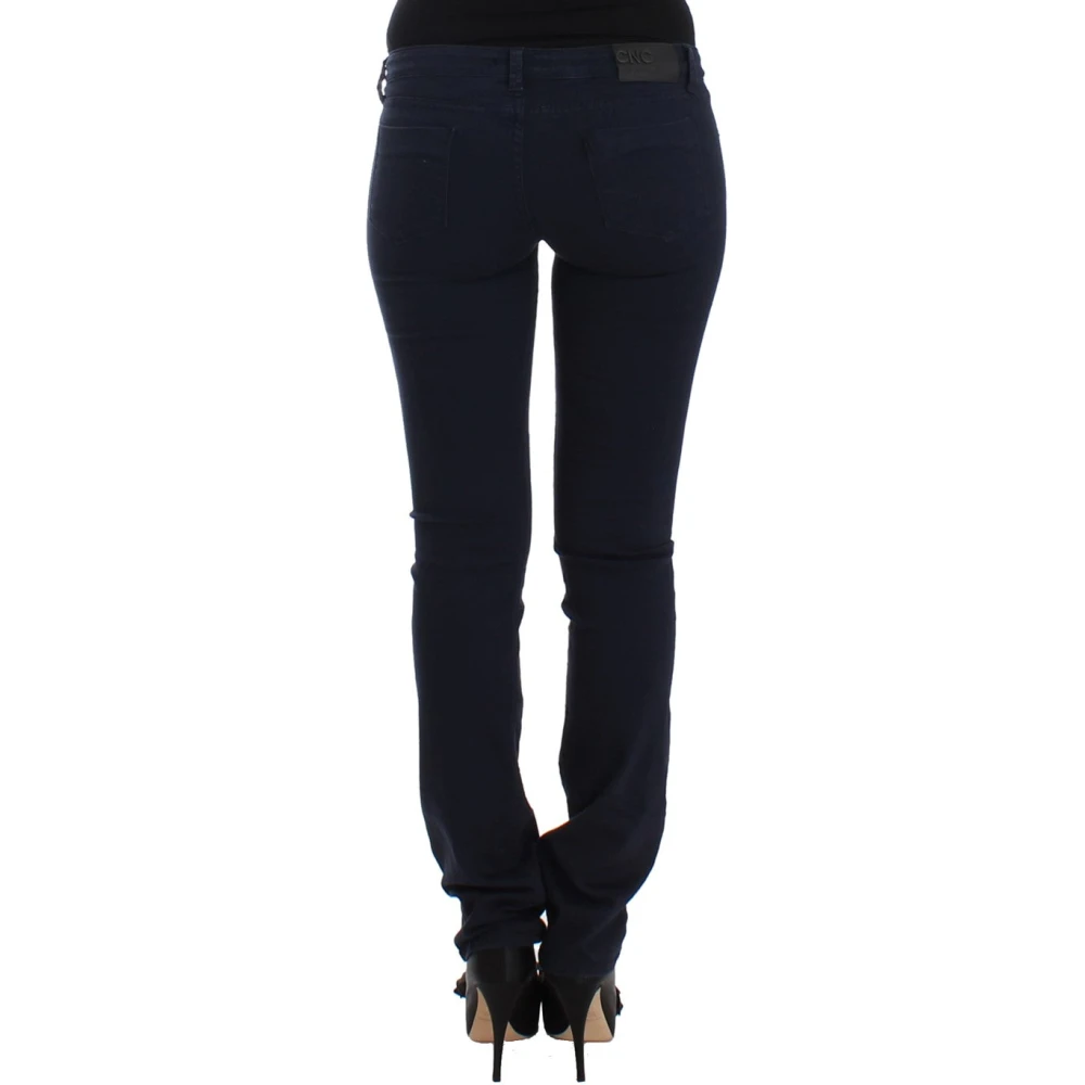 Costume National Blauwe Straight Leg Denim Vreugde Blue Dames