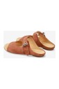 bebe-sabot-with-suede-buckle-and-island-flat-heel