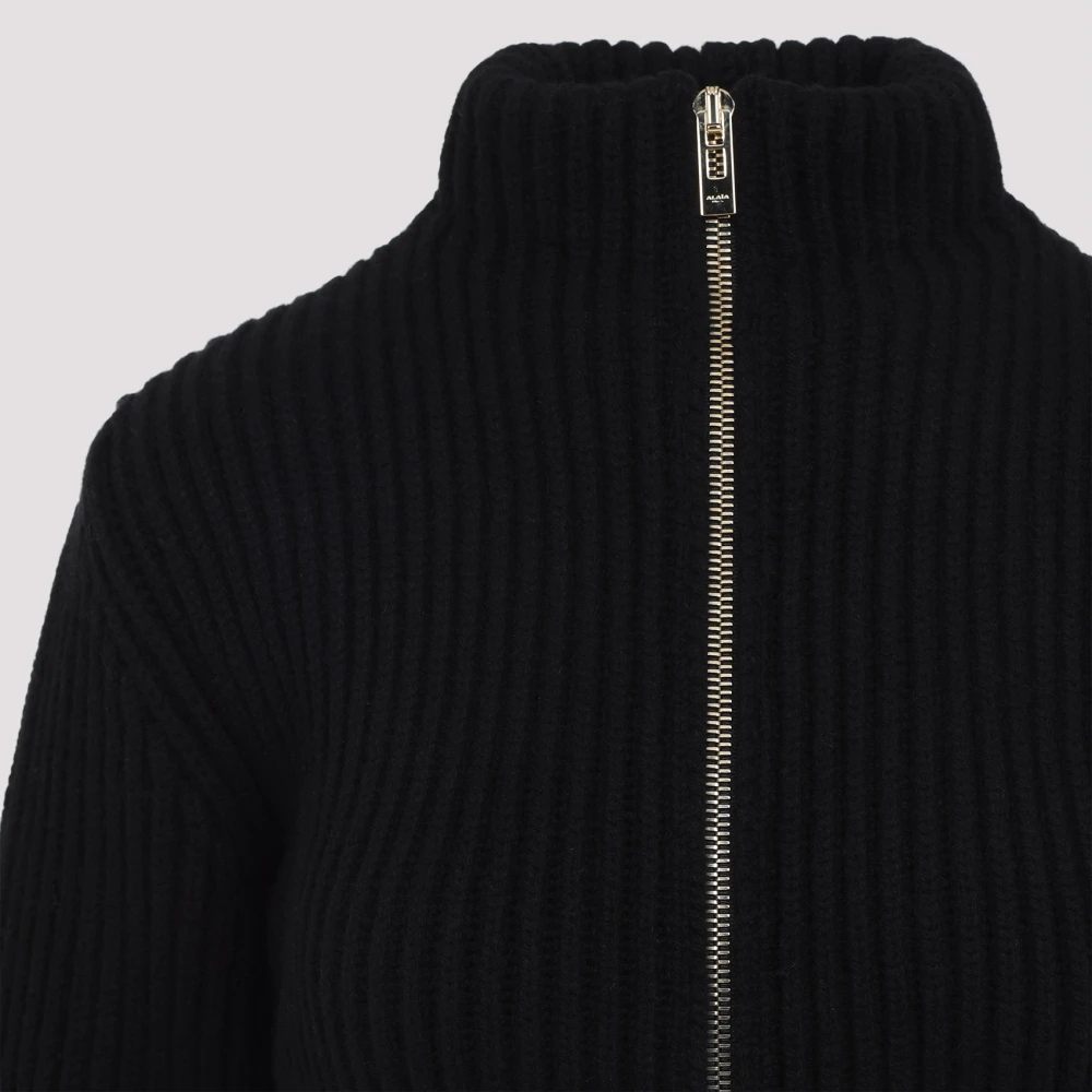 Alaïa Zwarte trui voor vrouwen Black Dames