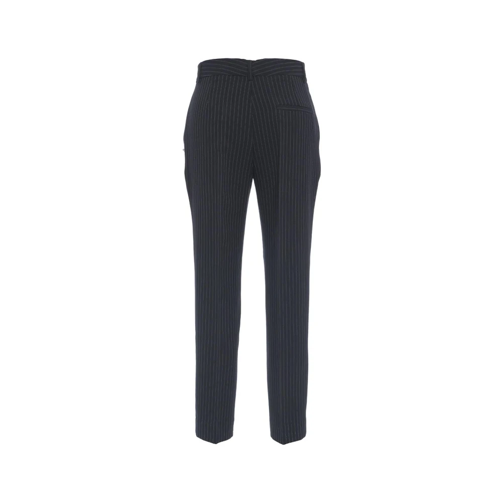 Ottod'Ame Blauwe Broek Aw24 Model Hoogte 178cm Blue Dames
