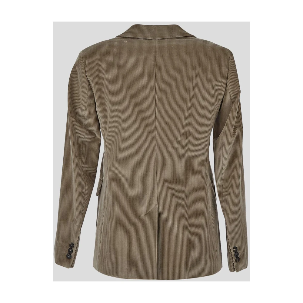 Max Mara Katoenen Vania Jas Beige Dames