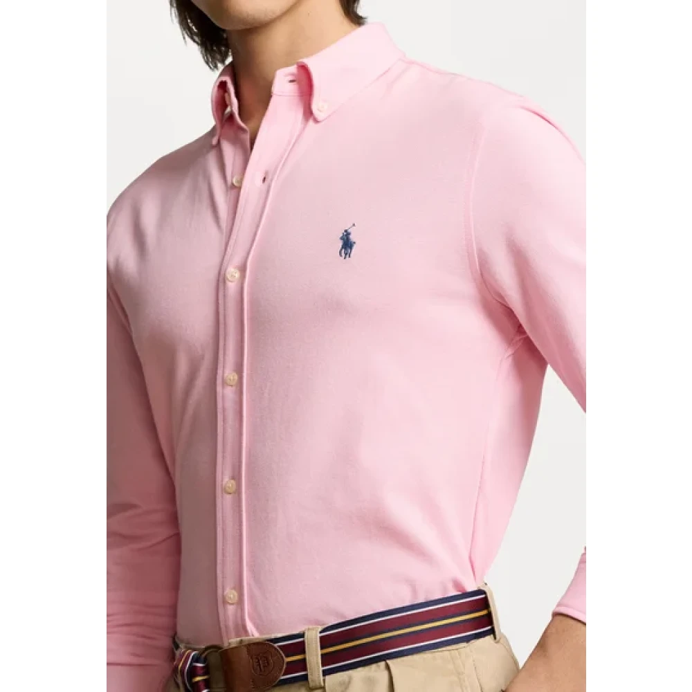 Ralph Lauren Roze Overhemd Klassieke Elegantie Pink Heren