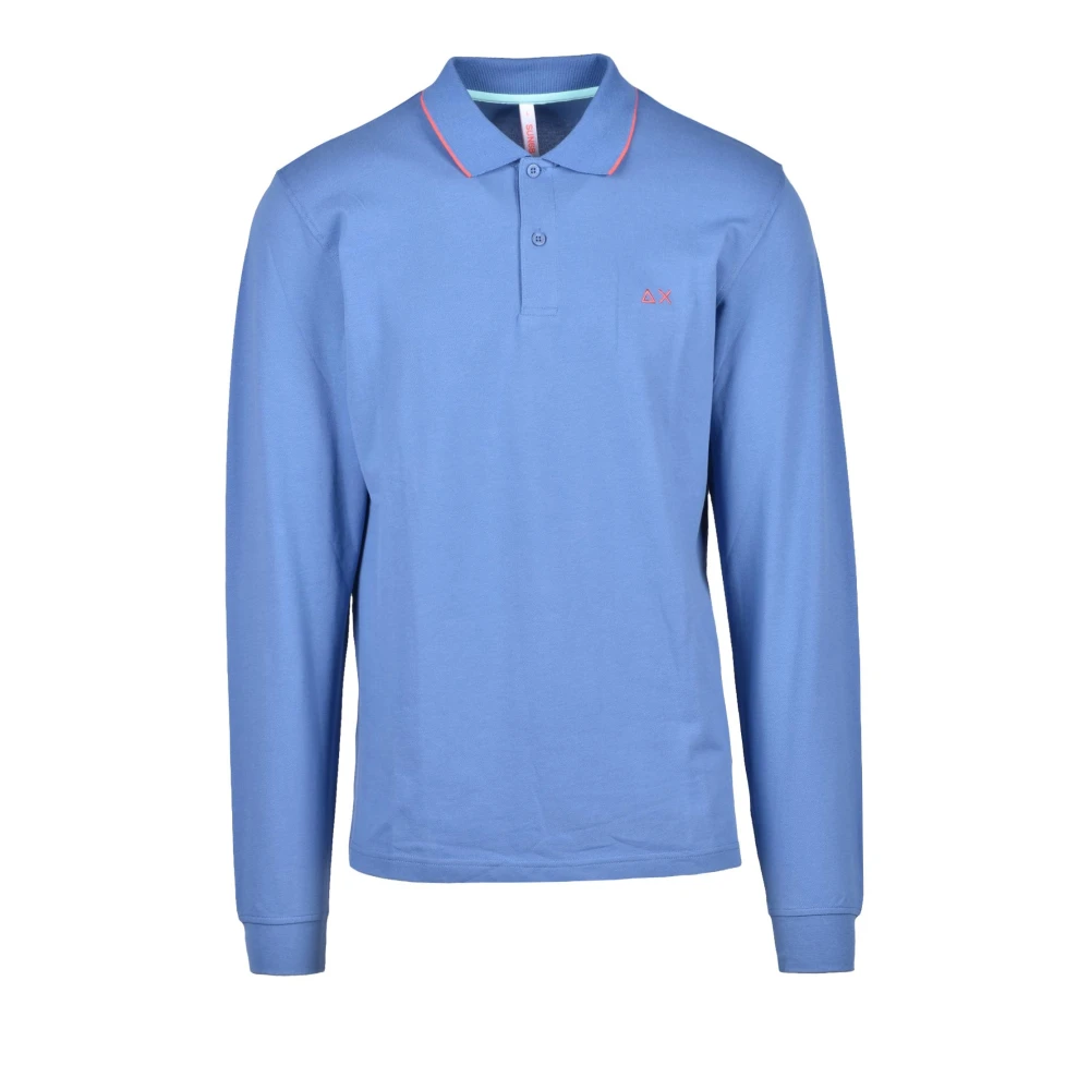 Sun68 Polo Blue Heren