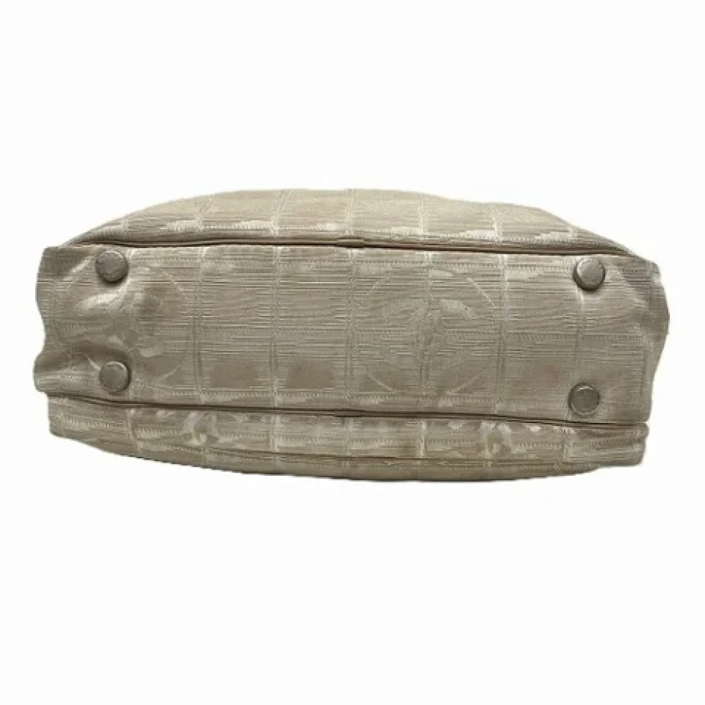 Chanel Vintage Pre-owned Fabric chanel-bags Beige Dames