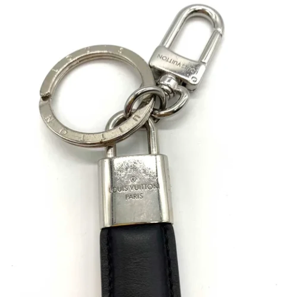 Louis Vuitton Vintage Pre-owned Metal key-holders Black Dames