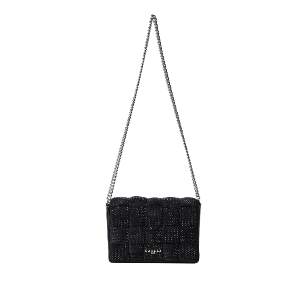 Gaëlle Paris Zwarte Schoudertas Elegant Modern Functioneel Black Dames