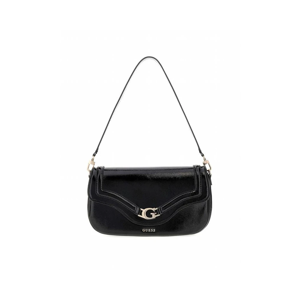 Guess Black Shoulder Bags, Female, One Size, Dea Flap Shoulder Bag
