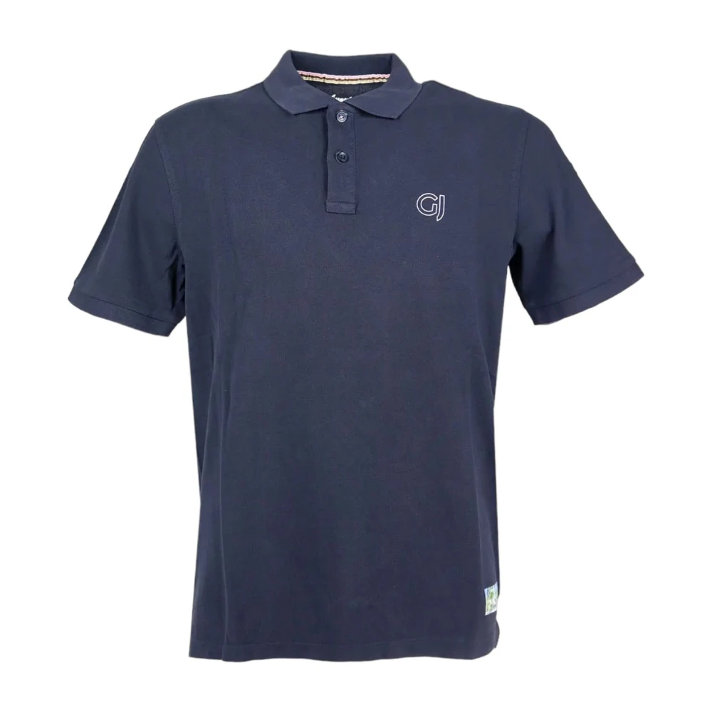 Gaudi Polo met Korte Mouwen Blue Heren