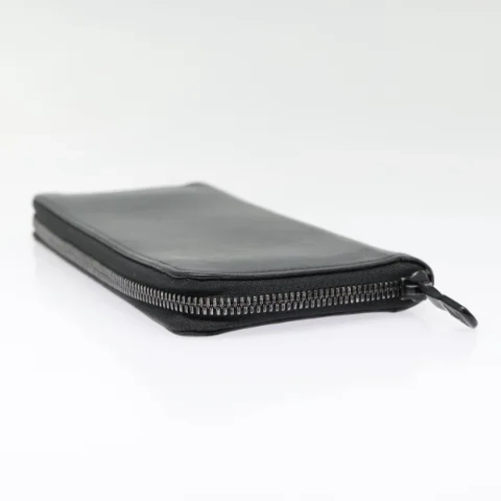 Louis Vuitton Vintage Pre-owned Leather wallets Black Dames