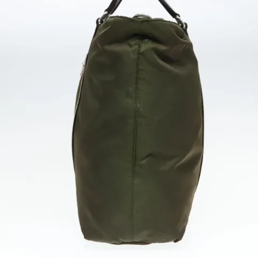 Prada Vintage Pre-owned Nylon prada-bags Brown Dames