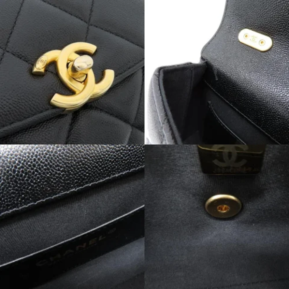 Chanel Vintage Pre-owned Fabric chanel-bags Black Dames