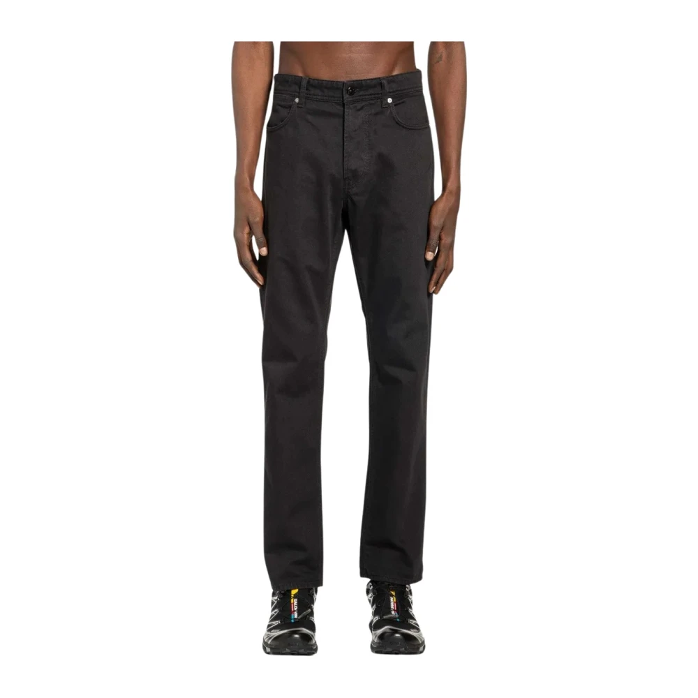 Stone Island Black Trousers - Male - Straight Fit Jeans - W32 - Jeans