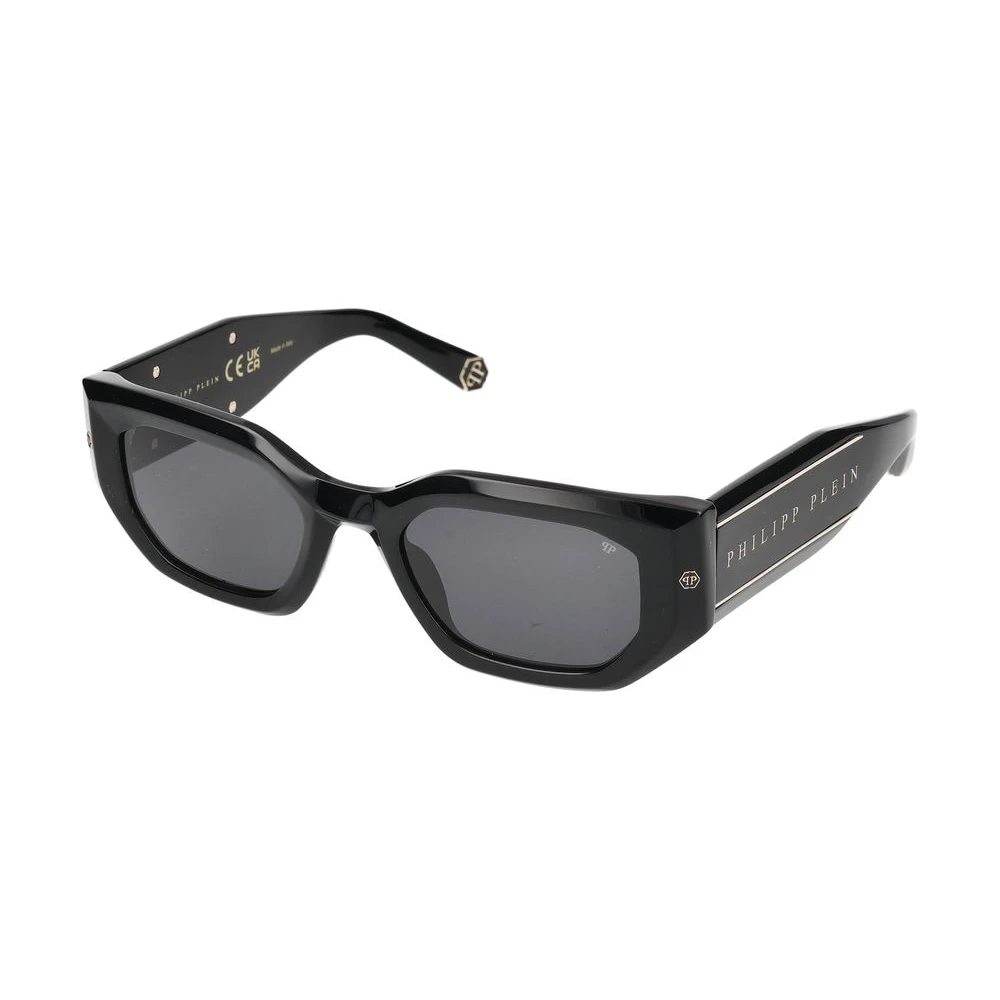 Philipp Plein Black Sunglasses, Female, 51 Mm, Stylish Sunglasses Nero Lucido