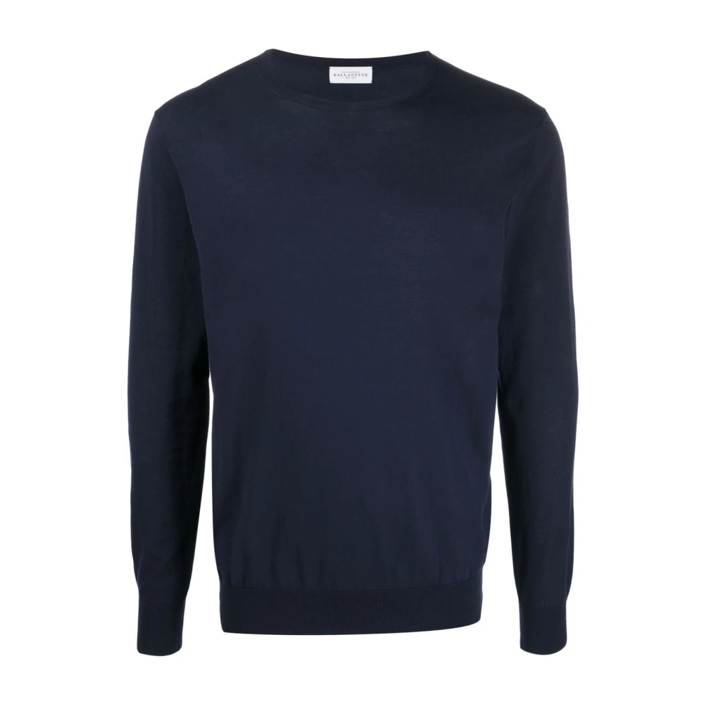 Ballantyne Blauwe Sweaters voor Mannen Blue Heren