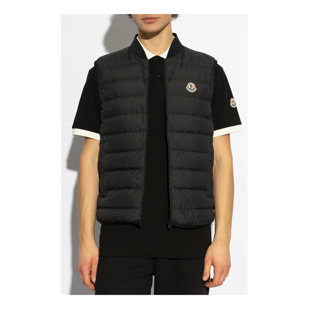 Moncler Jas met donsvest Verney Black Heren