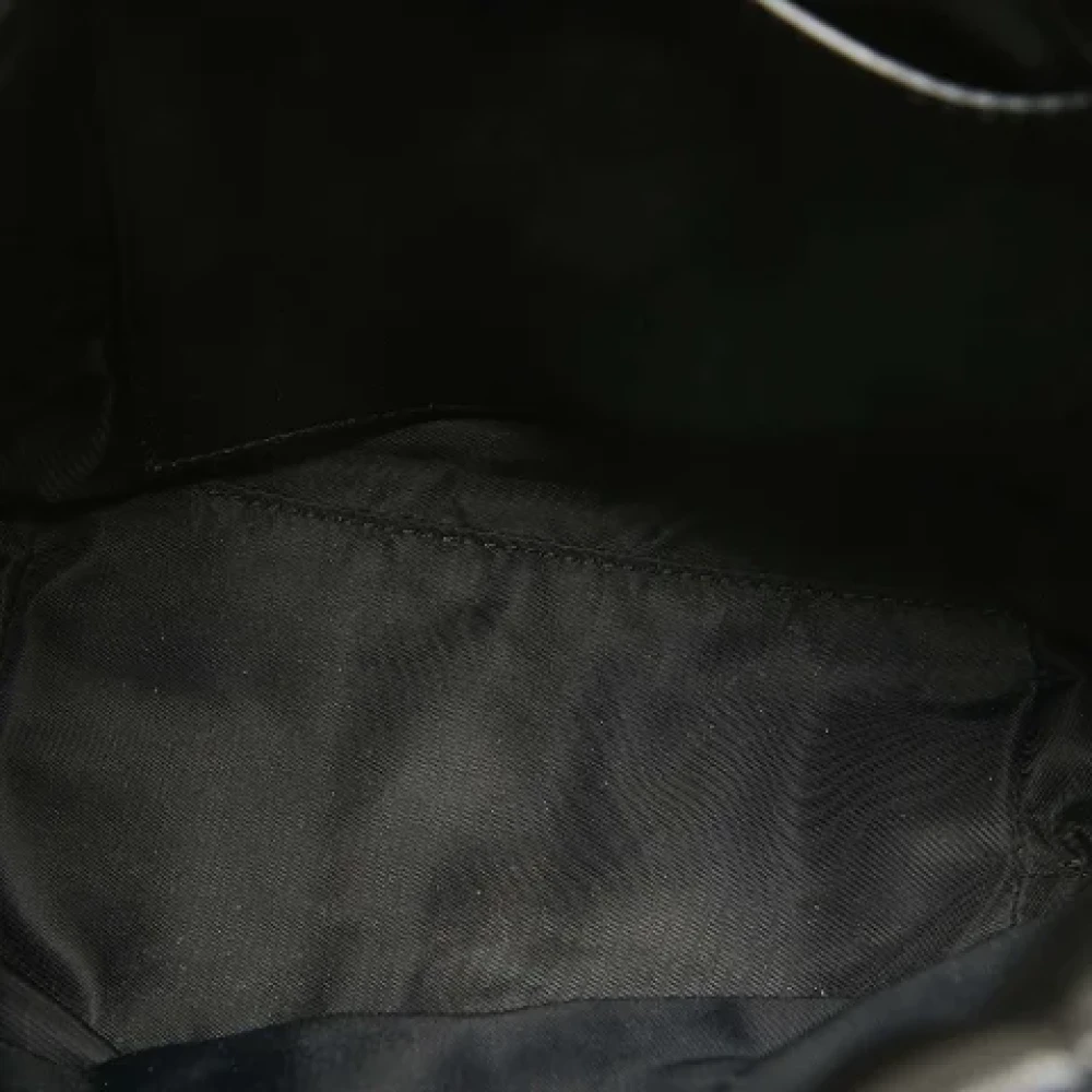 Burberry Vintage Pre-owned Leather totes Black Dames