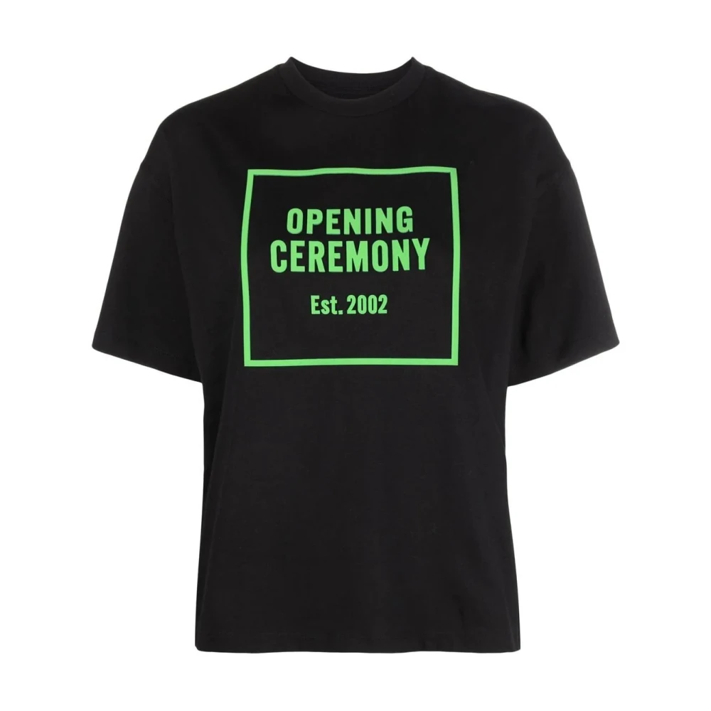 Opening Ceremony Zwarte Casual Korte Mouw T-shirt Black Dames