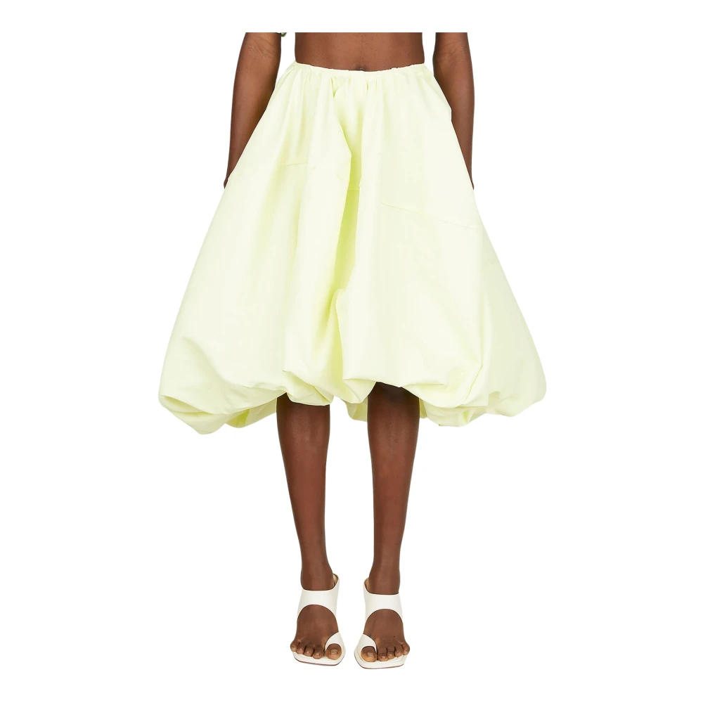 Sportmax Women's Yellow Balloon Skirt - Midi Skirts - Xs - Skirts