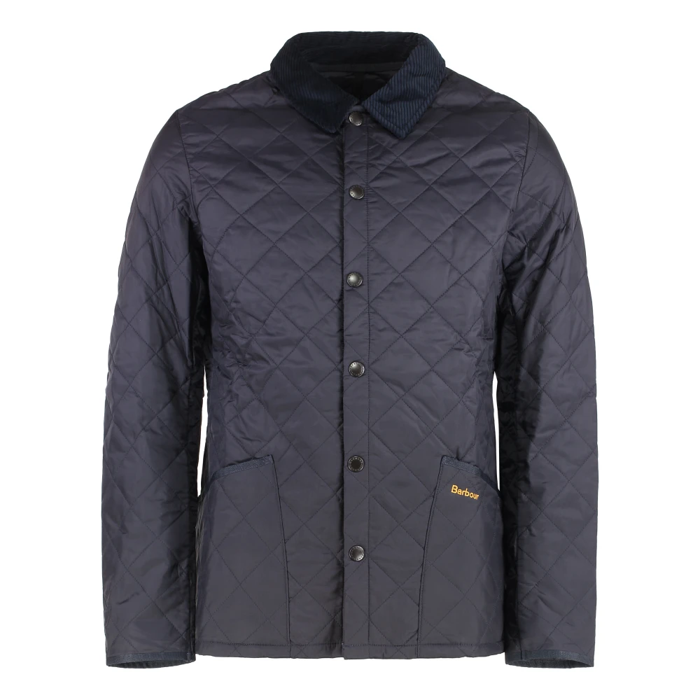 Barbour Men's Blue Heritage Liddesdale Quilted Jacket - Light Jackets - Xl - Jackets