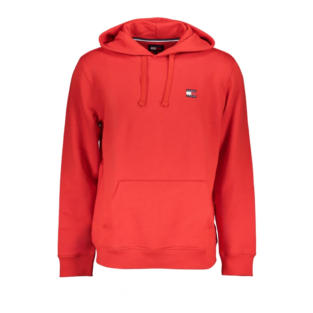 Tommy Hilfiger Men's Red Hoodies,, Hooded Sweatshirt With Logo 2XL