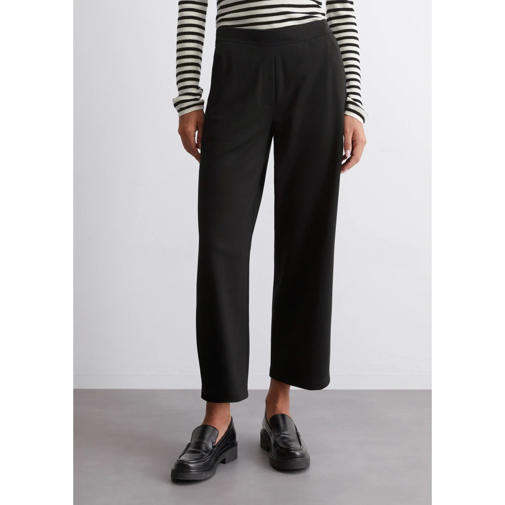 Marc O'Polo Jerseybroek normaal ingekort Black Dames