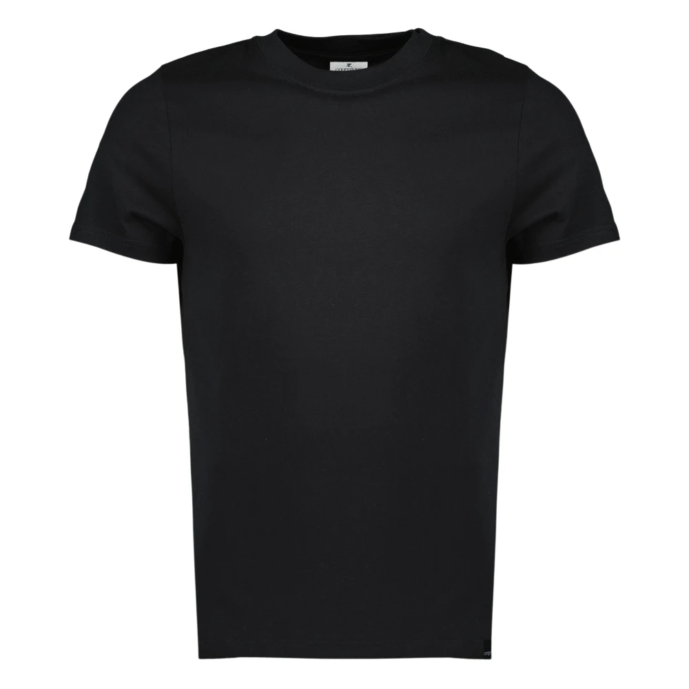 Courrèges Men's Black T-Shirts, Xs, Ac T-Shirt