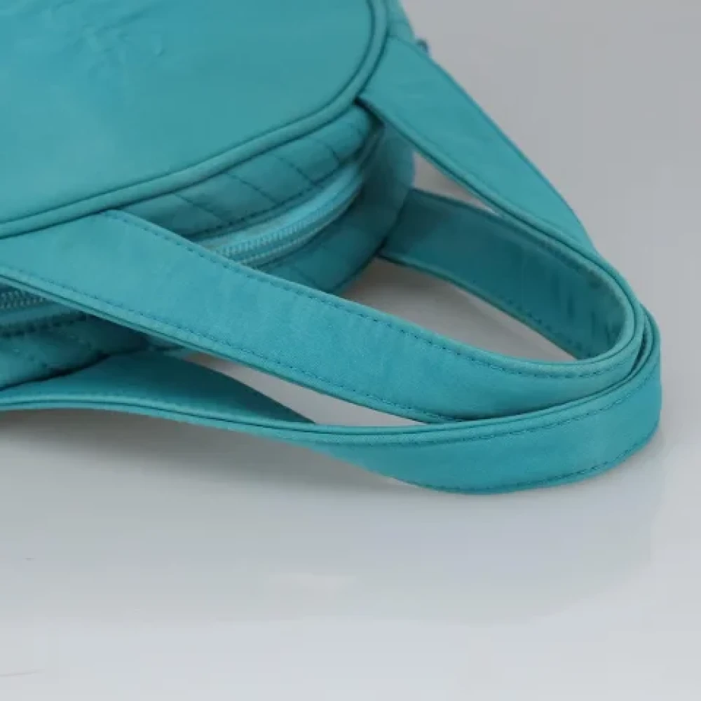 Yves Saint Laurent Vintage Pre-owned Leather handbags Blue Dames