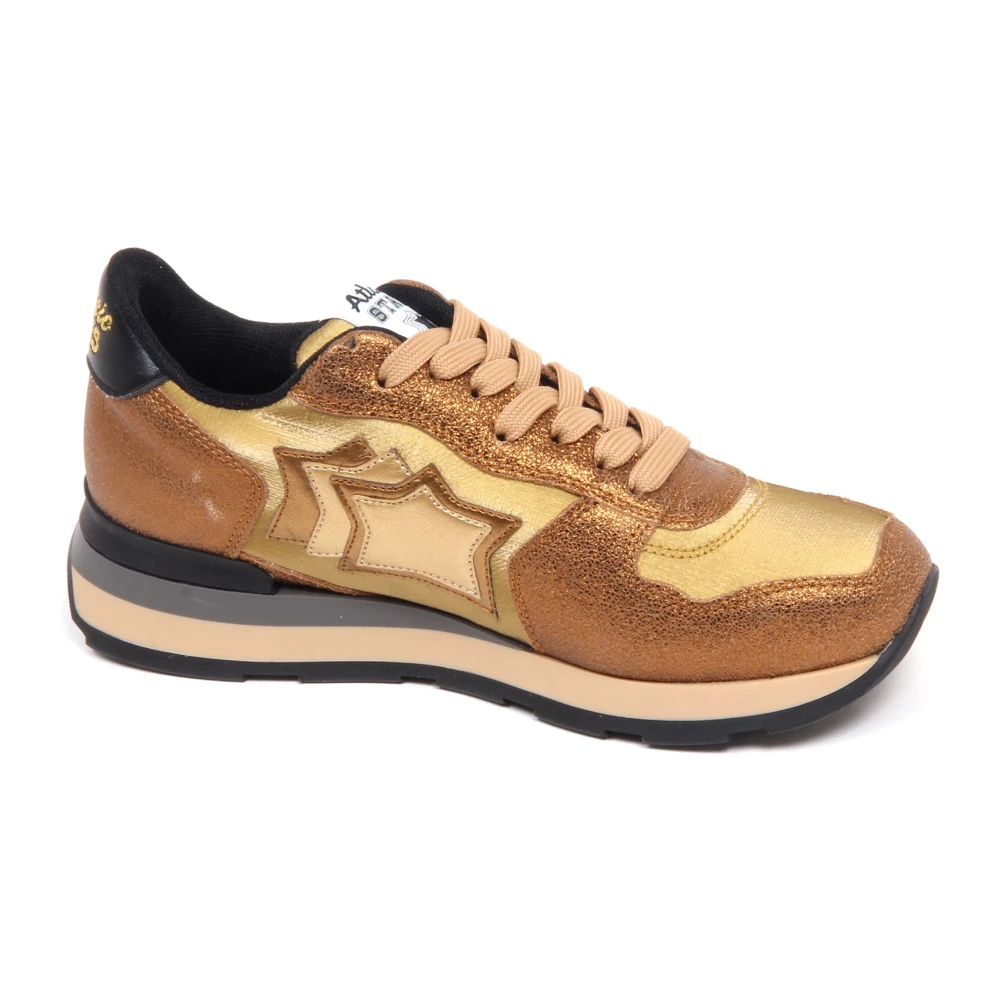 Atlantic Stars Vega Cracked Effect Schoen Dames Schoenen Geel