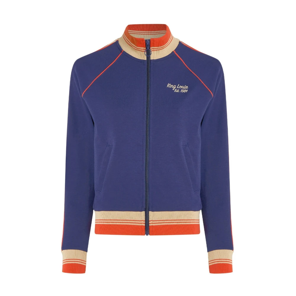 king louie Lila Daytona Sweat Vest Blue Dames
