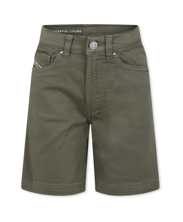 green-denim-casual-shorts