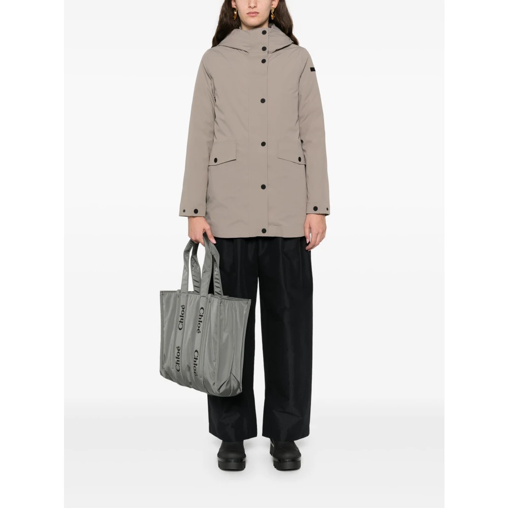 RRD Drijvende capuchon parka Gray Dames