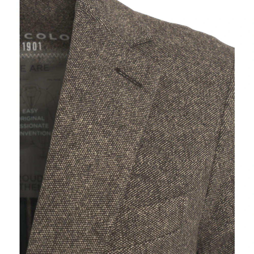 Circolo 1901 Bruine Blazer Aw24 Brown Heren