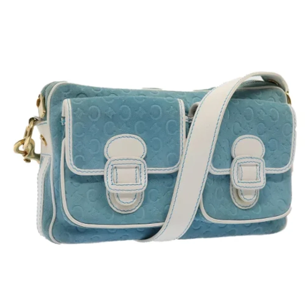 Celine Vintage Pre-owned Canvas celine-bags Blue Dames