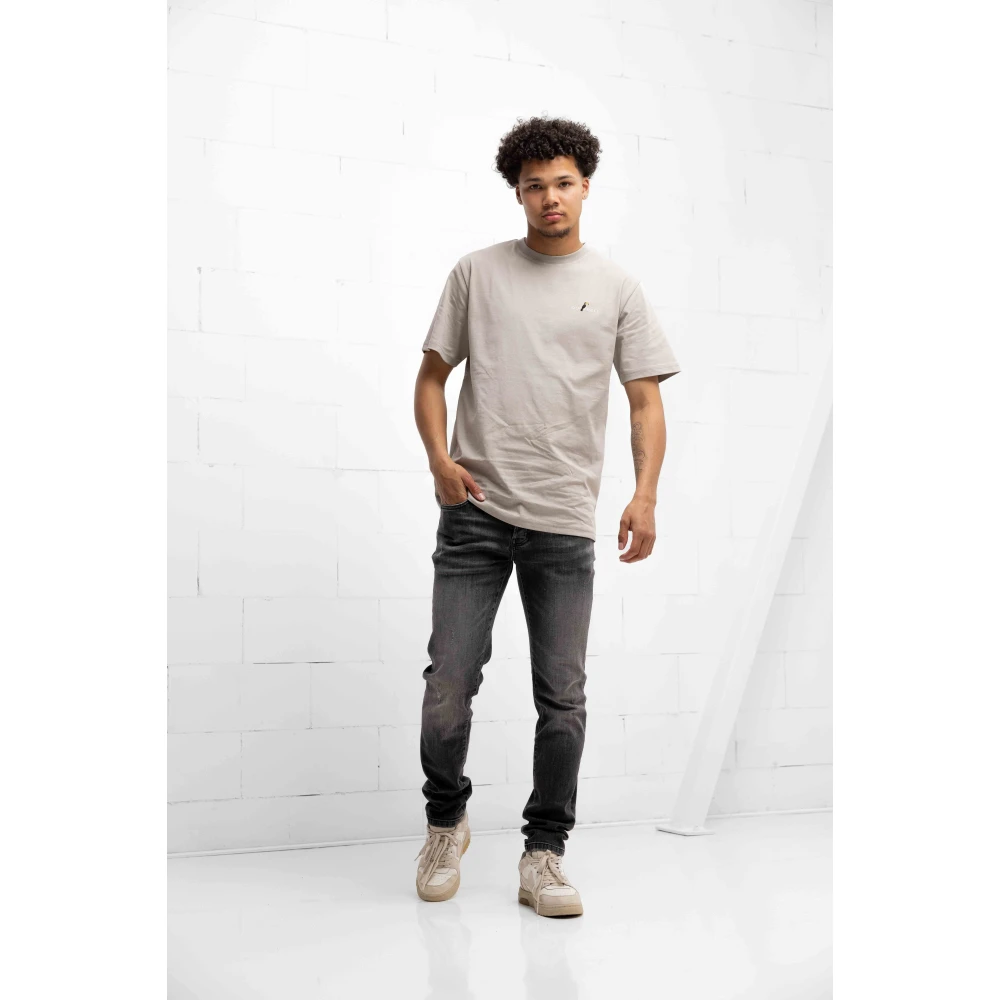 Quotrell Tropics T-Shirt Taupe Heren Beige Heren