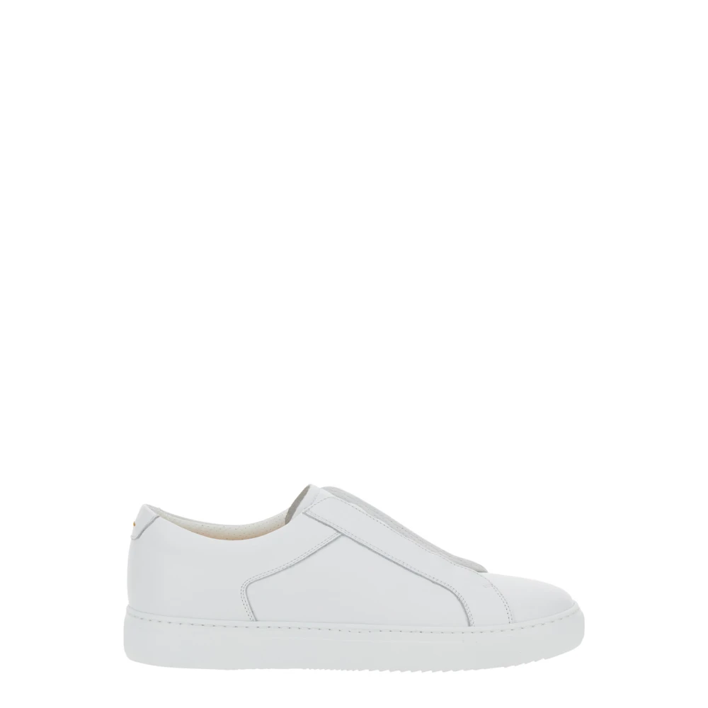 Doucal's Vita Sneakers med Elastiska Band Design White, Herr