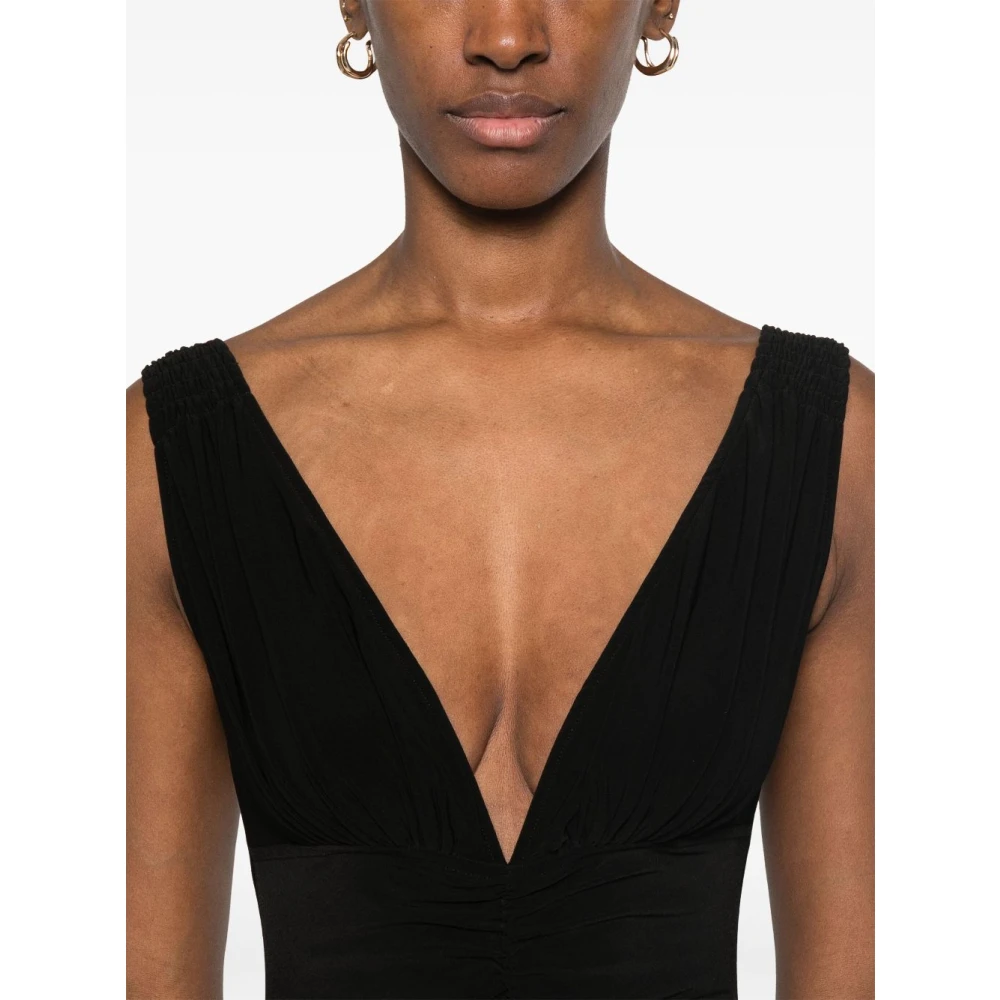 Norma Kamali Zwarte Top Ware Black Dames