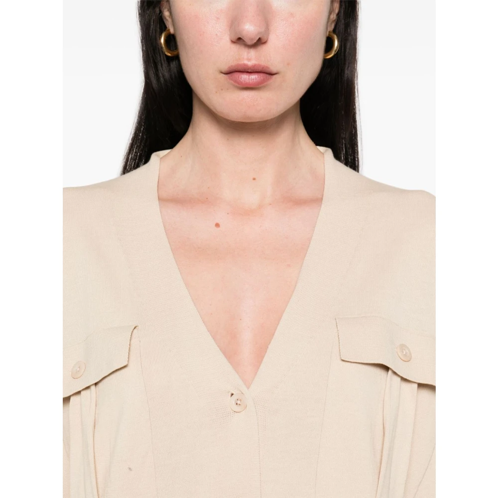 Semicouture Beige Trui voor Vrouwen Beige Dames