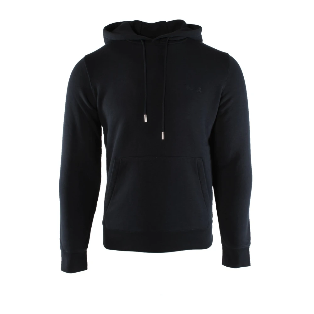 Woolrich Blauwe Katoenen Trui voor Mannen Blue Heren
