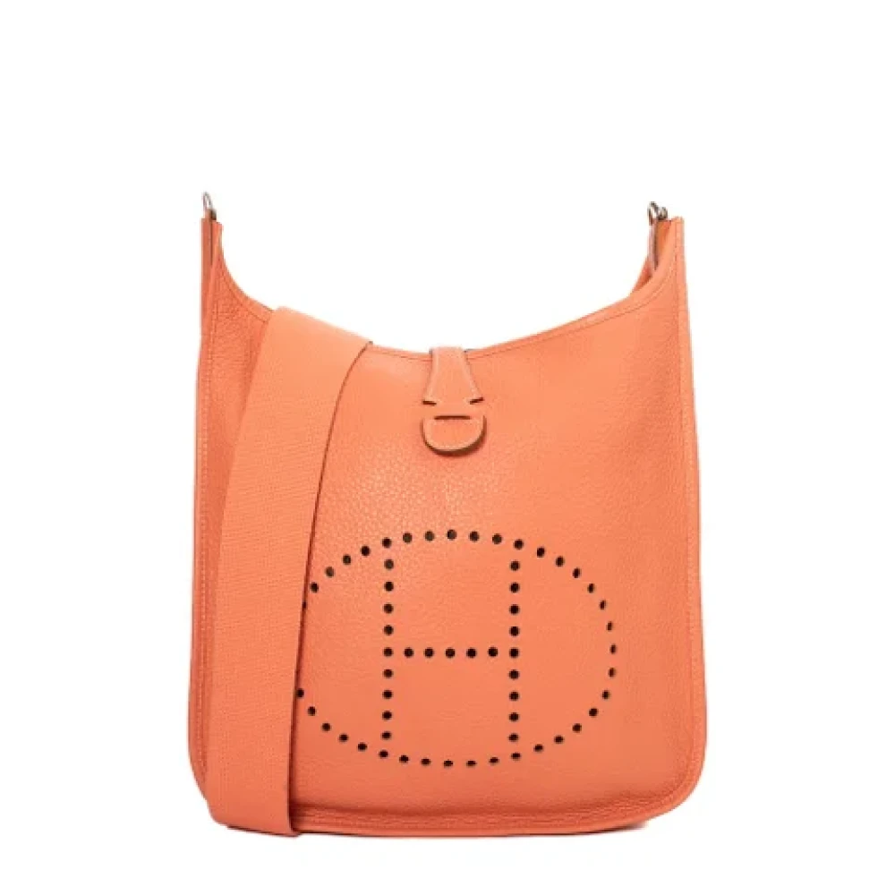 Hermès Vintage Pre-owned Leather crossbody-bags Pink Dames