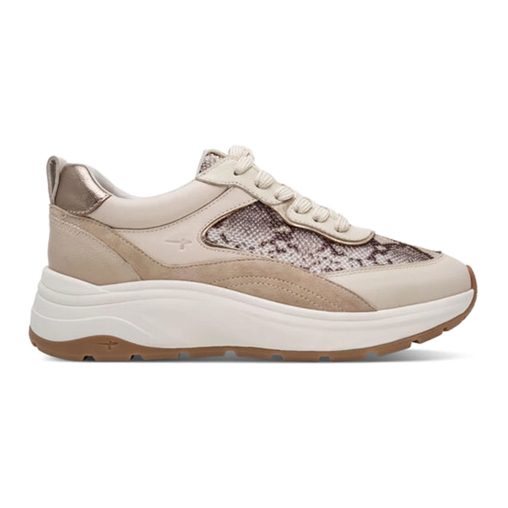 Tamaris Women's Beige Sneakers, 6 Uk, Low-Top Trainers