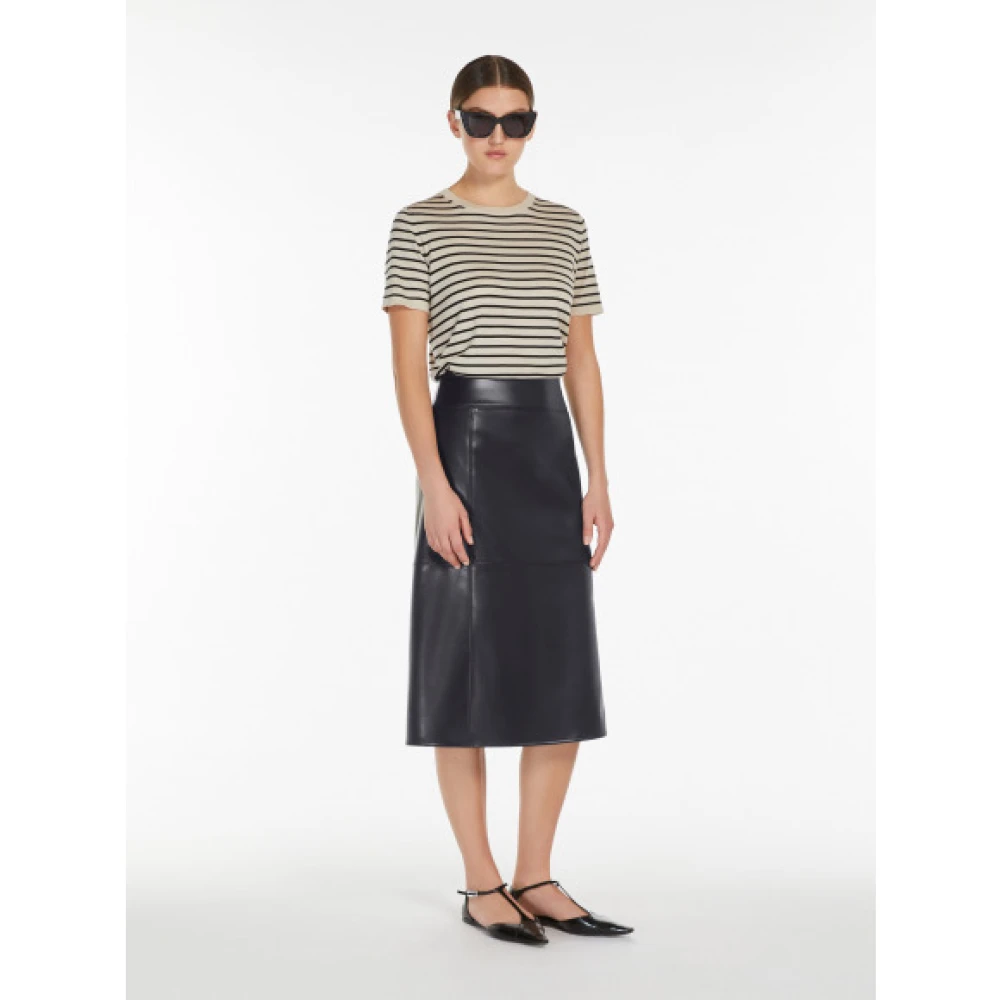 Max Mara Lichtgewicht Wollen Garen Crew-Neck Sweater Beige Dames