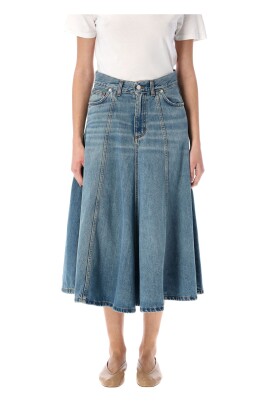 flared-ionic-blue-denim-midi-skirt