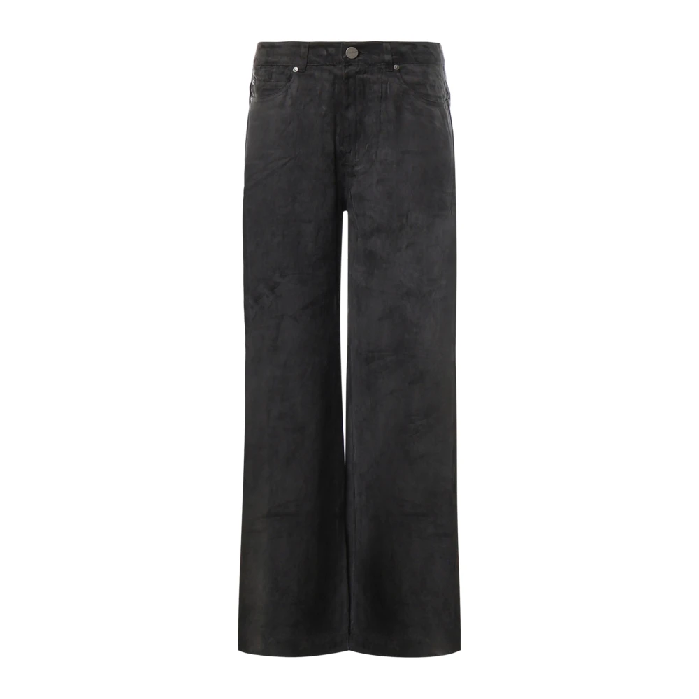 Pinko Donna Nero - Pantaloni A Palazzo - Trousers - M - Immagine 3