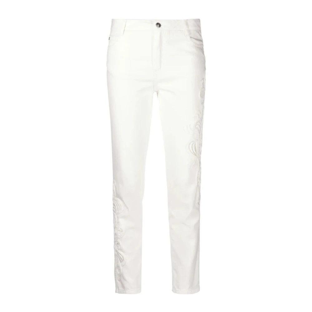 Ermanno Scervino Off-White Boyfriend Jeans White Dames