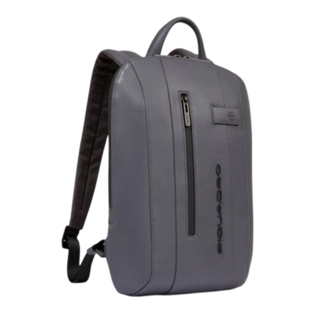 Piquadro Grijze Mini Computer en iPad Pro11 Rugzak Gray Heren